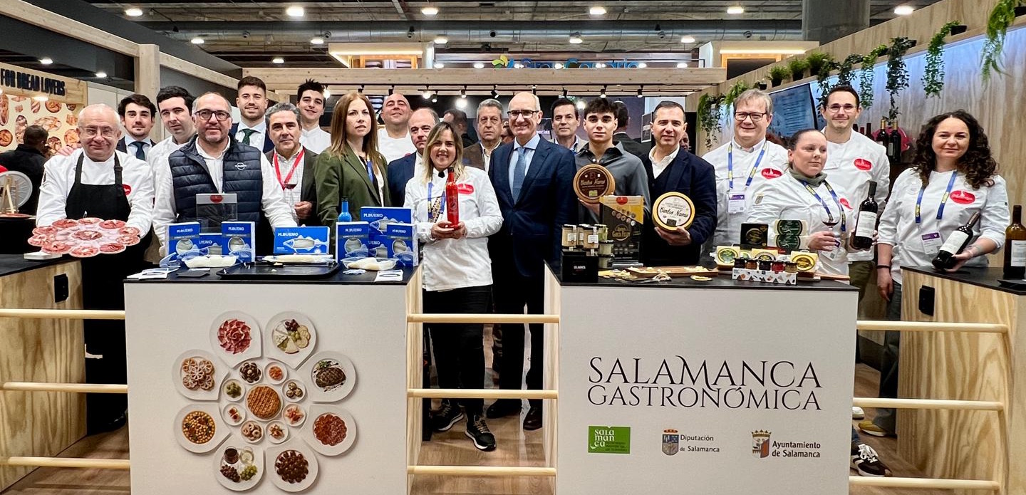 Diputación y Ayuntamiento unen capital y provincia para proyectar la gastronomía salmantina en Madrid Fusión 