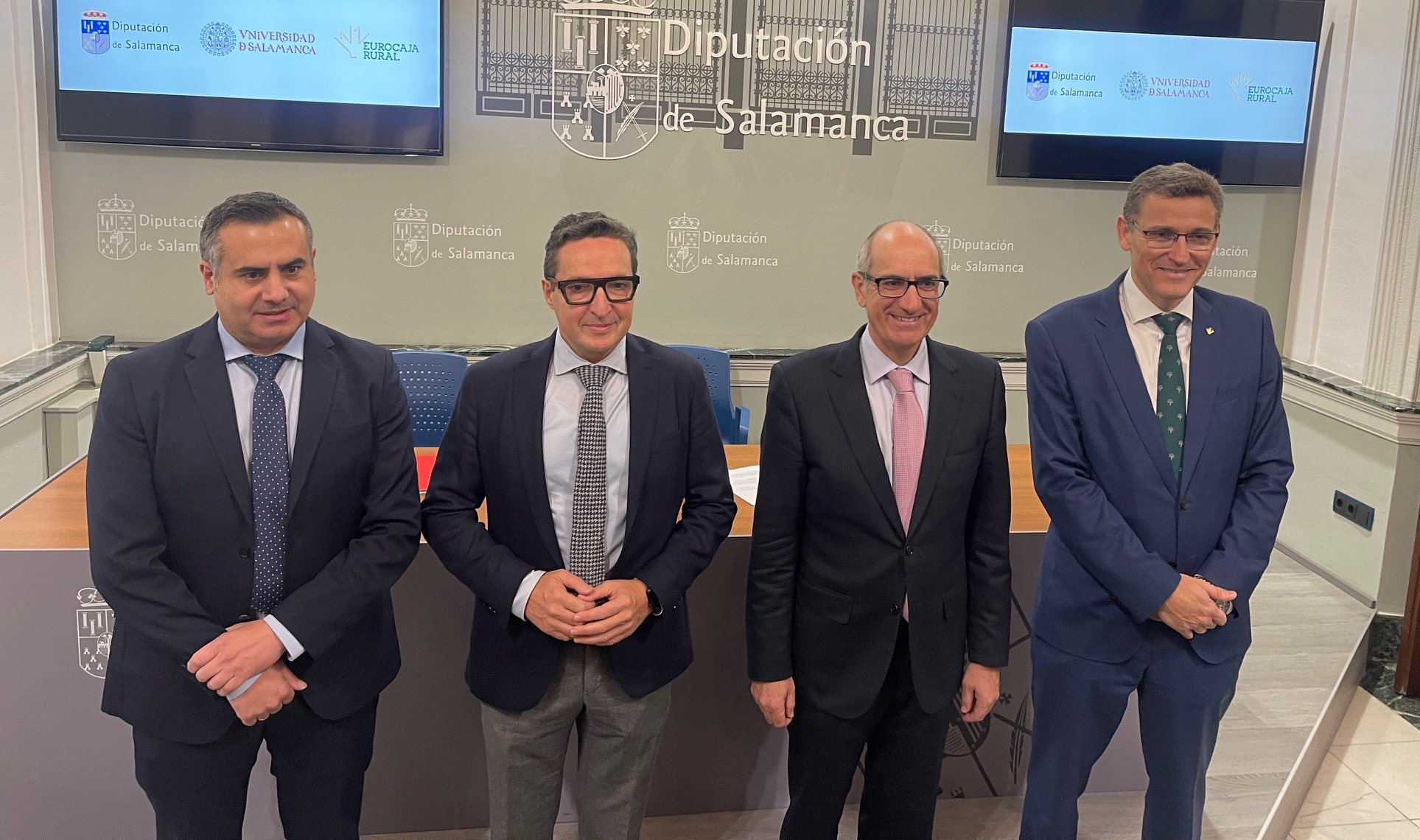 La Diputación junto a Eurocaja Rural y Usal refuerzan su lucha contra la exclusión financiera en el medio rural 