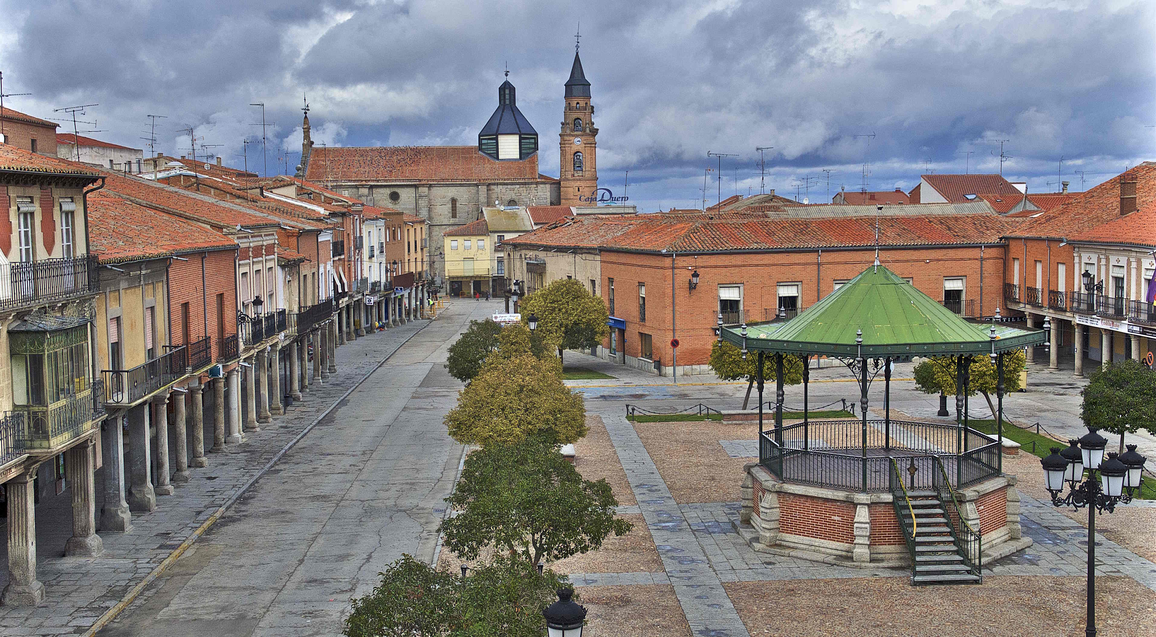 Imagen aérea del municipio de Peñaranda
