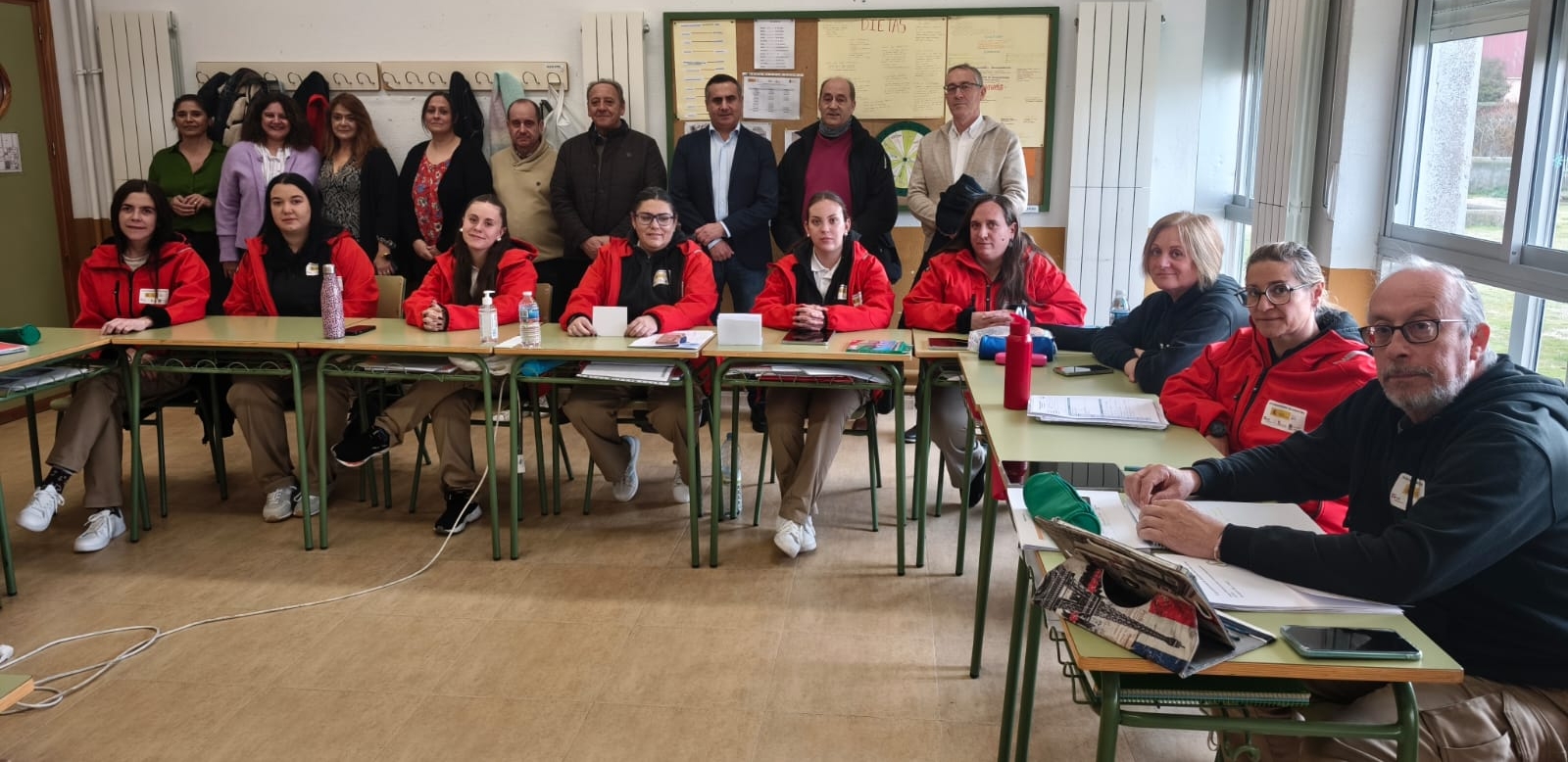 La AFE Sociosanitaria de  Diputación en Macotera forma a 10 alumnos en atención a domicilio y residencias 